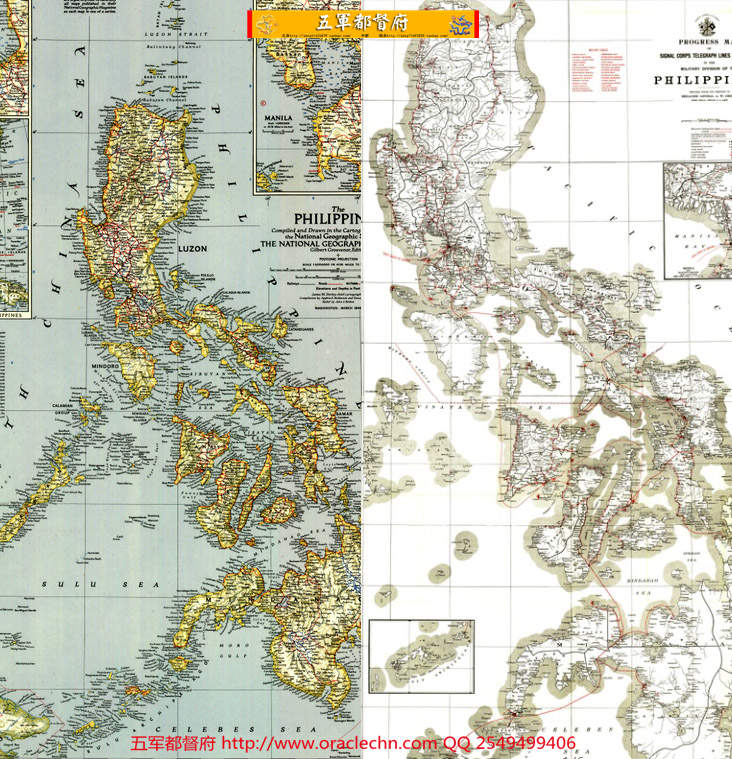 【地图】菲律宾地理与人文高清古典地图6张