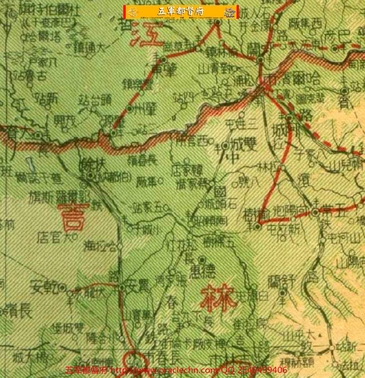 【地图】民国版东北西北西南地图20张(1948年)