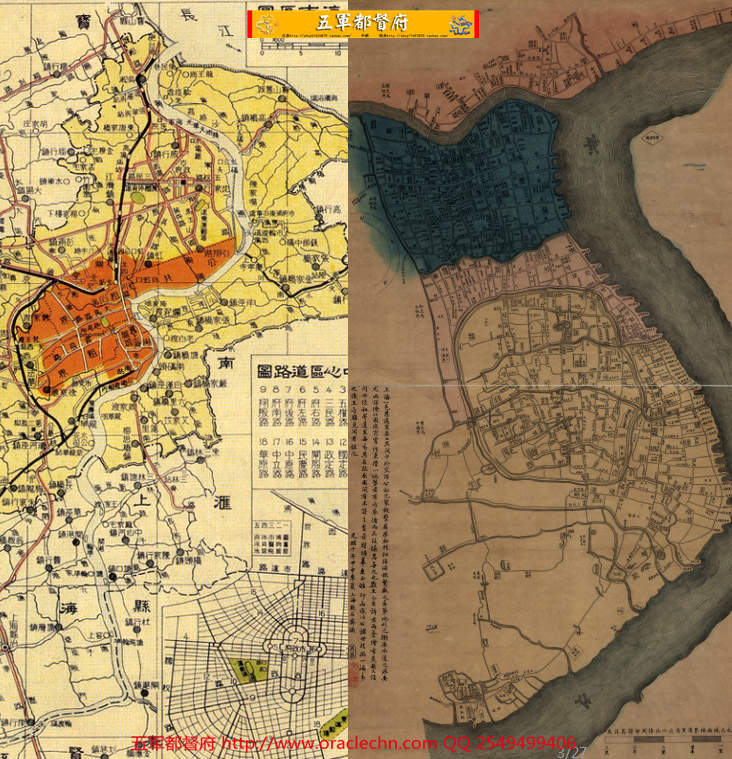 【地图】明清民国上海珍贵历史老地图27张