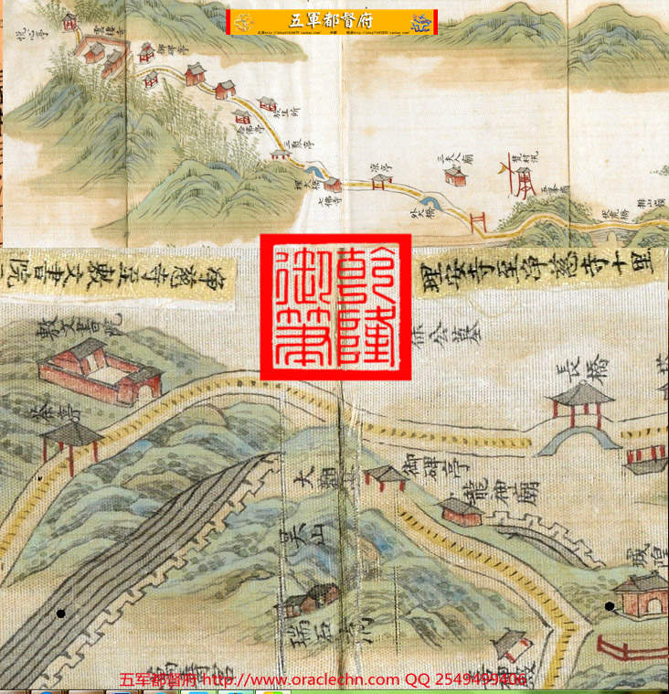 【地图】乾隆一下江南游览杭州各景点名称路途地图5幅（乾隆16年古本）
