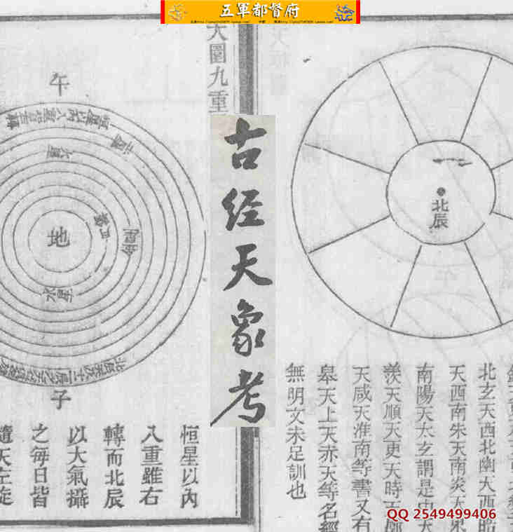  【古籍】古代天文学专著古经天象考8卷（清代古本）
